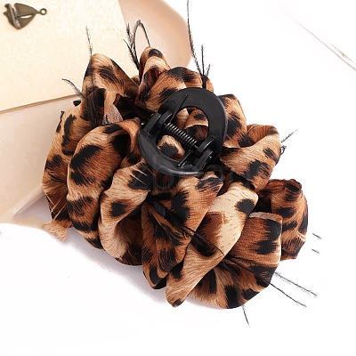Flower Plastic Claw Hair Clips PW-WG3F053-03-1