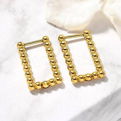 304 Stainless Steel Hoop Earrings for Women EJEW-M068-08A-G-1