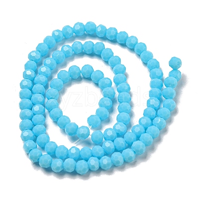 Opaque Glass Beads Stands EGLA-A035-P4mm-D08-1