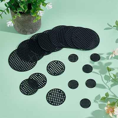 180Pcs 3 Styles Plastic Planter Flower Pot Hole Mesh Pad FIND-GO0002-79-1
