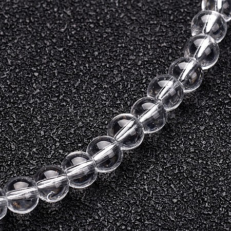 Glass Round Bead Strands GLAA-I028-8mm-01-1