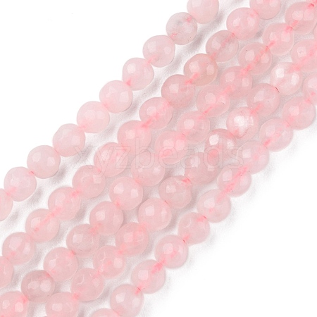 Natural Rose Quartz Beads Strands G-G0003-D01-1