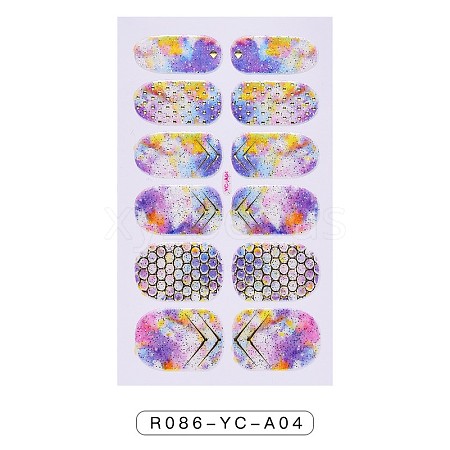 Full Wrap Gradient Nail Polish Stickers MRMJ-R086-YC-A04-1