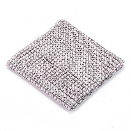 24 Rows Plastic Diamond Mesh Wrap Roll DIY-L049-05T-1