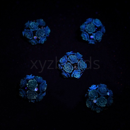 Acrylic Handmade Polymer Clay Rhinestone Beads FIND-Z036-01E-1