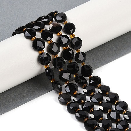 Natural Obsidian Beads Strands G-C116-A26-01-1