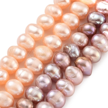 Natural Cultured Freshwater Pearl Beads Strands PEAR-C003-12C-1