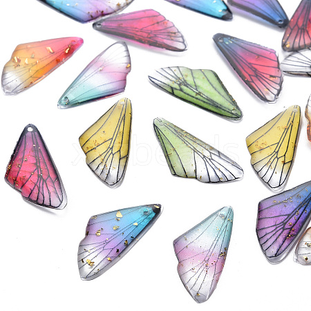 Transparent Resin Pendants X1-RESI-Q216-001-1