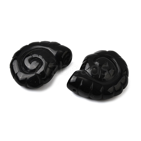 Natural Obsidian Pendants G-NH0065-01E-1