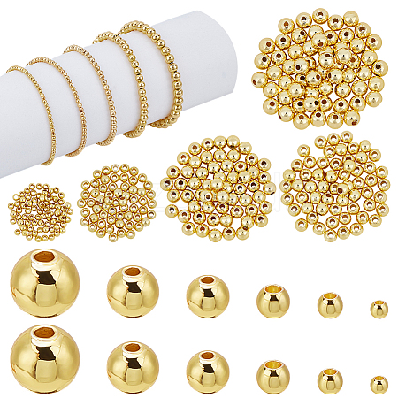   300Pcs 5 Styles Brass Beads KK-PH0005-96-1