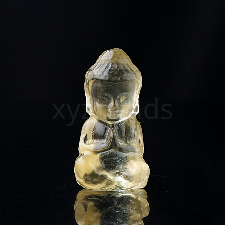 Natural Citrine Sculpture Display Decorations G-PW0004-63D-1