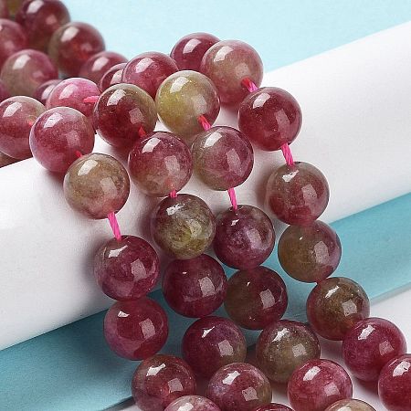 Dyed Natural Malaysia Jade Beads Strands G-G021-02B-01-1