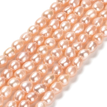 Natural Cultured Freshwater Pearl Beads Strands PEAR-E016-071-1