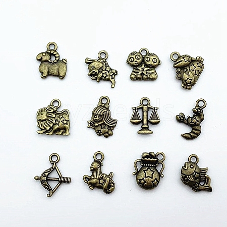 Alloy Pendants PALLOY-TAC0013-15AB-RS-1