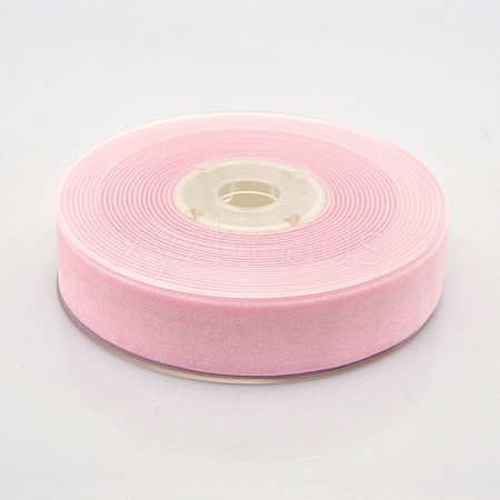 Polyester Velvet Ribbon for Gift Packing and Festival Decoration SRIB-M001-23mm-123-1