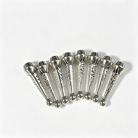 Alloy Cord Ends PALLOY-WH0085-90A-1