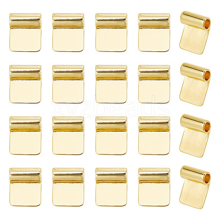 ARRICRAFT 20Pcs Rack Plating Brass Glue-on Flat Pad Bails KK-AR0004-08-1