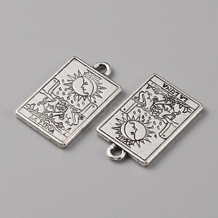 Tibetan Style Alloy Pendants PALLOY-WH0111-138B-1