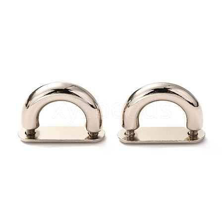 Zinc Alloy D Clasps PALLOY-A068-02P-1