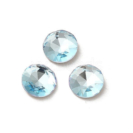 Glass Rhinestone Cabochons RGLA-P037-10B-D202-1