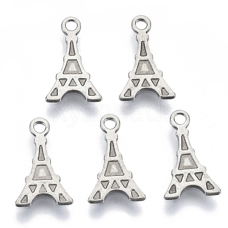 Non-Tarnish 201 Stainless Steel Charms STAS-R116-068-1
