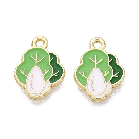 Alloy Enamel Pendants ENAM-Q003-15G-1