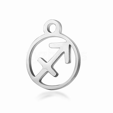 Non-Tarnish 201 Stainless Steel Charms STAS-T014-T505-9-1