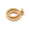 304 Stainless Steel Charms
with Jump Ring STAS-R001-02G-O-2