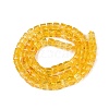 Crackle Transparent Glass Beads Strands GLAA-N062-4mm-07-3