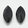 Pointed Back Glass Rhinestone Cabochons RGLA-T083-9x18mm-02-2