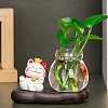 Resin Lucky Cat & Goldfish Display Decorations PW-WG9CA52-07-1