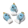 Handmade Lampwork Pendants LAMP-A007-01G-04-05-1