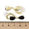 Alloy Rhinestones Stud Earrings EJEW-M075-04G-03-3