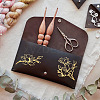 9Pcs Nickel Self-adhesive Picture Stickers DIY-WH0450-217-5
