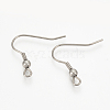 Tarnish Resistant 304 Stainless Steel Earring Hooks STAS-T015-42-2