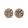 SUNNYCLUE Natural Wood Stud Earrings EJEW-SC0001-22P-2