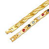 SHEGRACE Stainless Steel Panther Chain Watch Band Bracelets JB664A-6