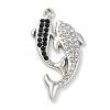 Alloy Rhinestone Pendants ALRI-S001-09P-02-1