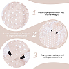 Polyester Mesh Veil Hair Bands OHAR-WH0021-63A-4