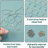 Unicraftale Big Wire Wrap Geometry Dangle Earring DIY Making Kit DIY-UN0003-02-4