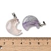 Natural Fluorite Pendants G-H035-01P-05-3