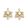 Alloy with ABS Imitation Pearl & Crystal Rhinestone & Acrylic Pendants PALLOY-Q466-04G-02-1