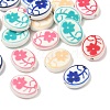 Printed Handmade Porcelain Beads PR-CBAE468-03-1