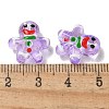 Christmas Handmade Lampwork Beads Strands LAMP-M021-02E-4