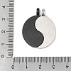 304 Stainless Steel Split Pendants STAS-U040-11B-2