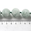 Natural Glass Carved Beads Strands G-Q024-A02-02-5