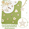 48Pcs 6 Styles Alloy Enamel Pendants ENAM-GA0001-10-4