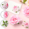 Cloth & Iron Alligator Hair Clips AJEW-SP0002-84E-3