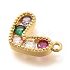 Brass Charms KK-U048-14G-2