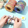 2 Rolls 2 Colors 80M Raffia Ribbon OCOR-CJ0004-10-4